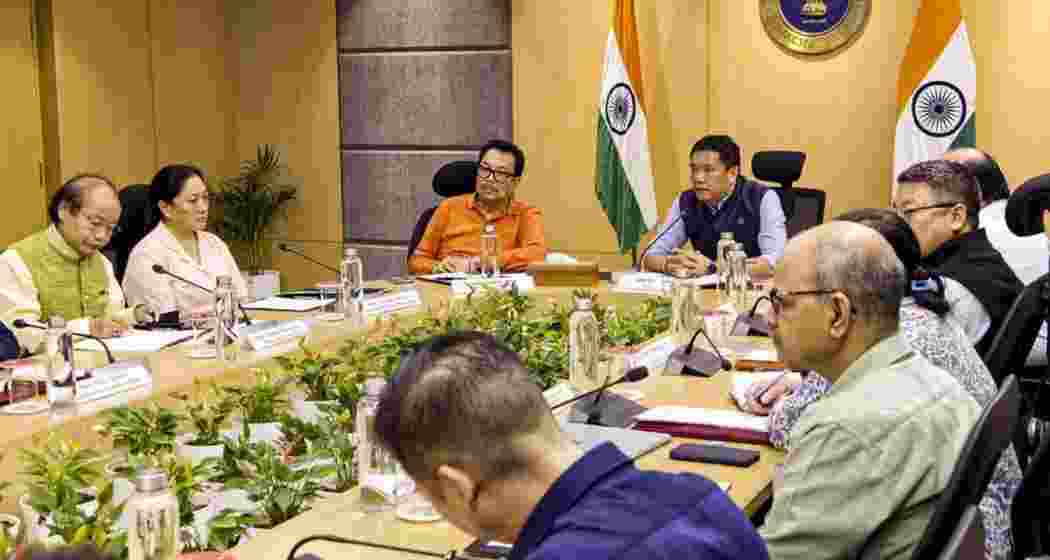 Pema Khandu addresses cabinet ministers for the upcoming budget session beginning tomorrow