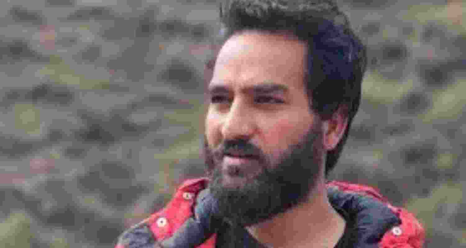 File photo of J&K's only AAP MLA, Mehraj Malik, who withdrew support to the govt on Saturday
