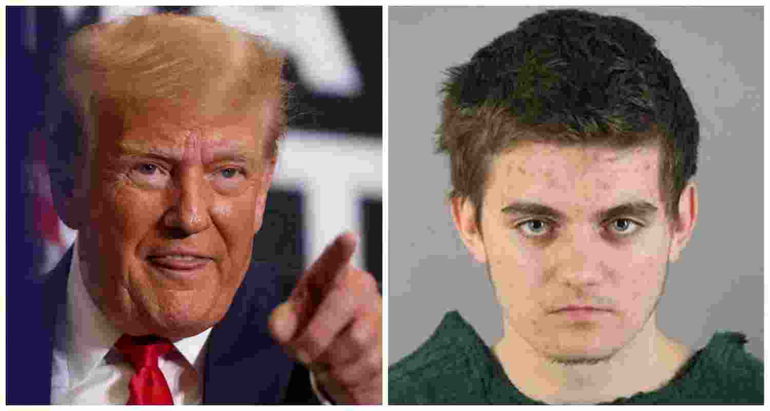 Nikita Casap, 17 (R), charged with killing his parents, faces accusations of plotting to assassinate President Trump and seeking to escape to Ukraine after trying to frame Russia for the attack.