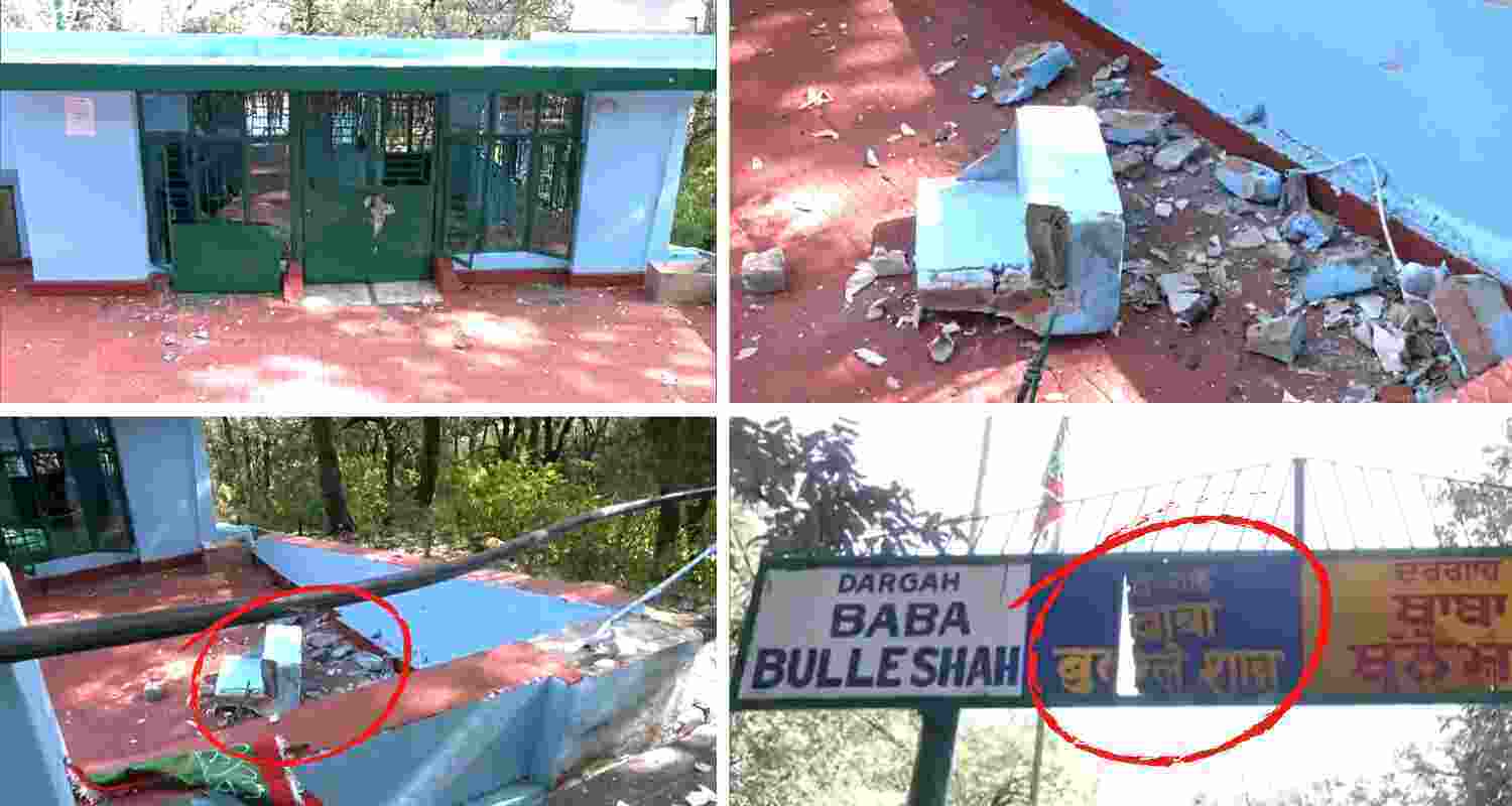 Shrine of Baba Bulleshah allegedly vandalised in Mussoorie, triggering protests; police deploy force and register case to maintain order