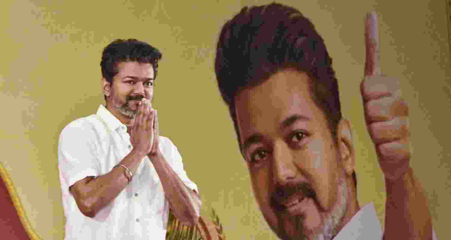 Tamizhaga Vettri Kazhagam (TVK) chief Vijay.