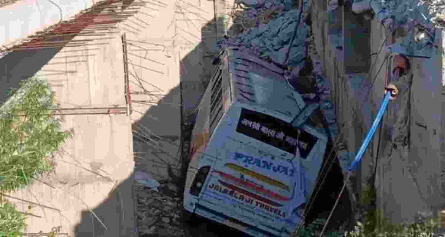 Visuals from the the accident site in Samba.