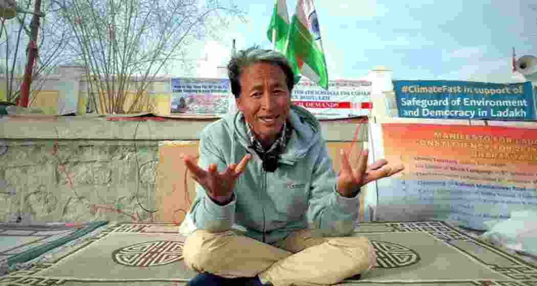 File photo of  Ladakh-based activist Sonam Wangchuk.