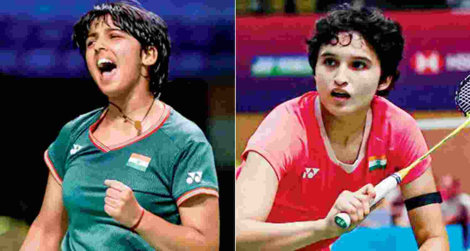 Unnati Hooda and (right) Tanvi Sharma.