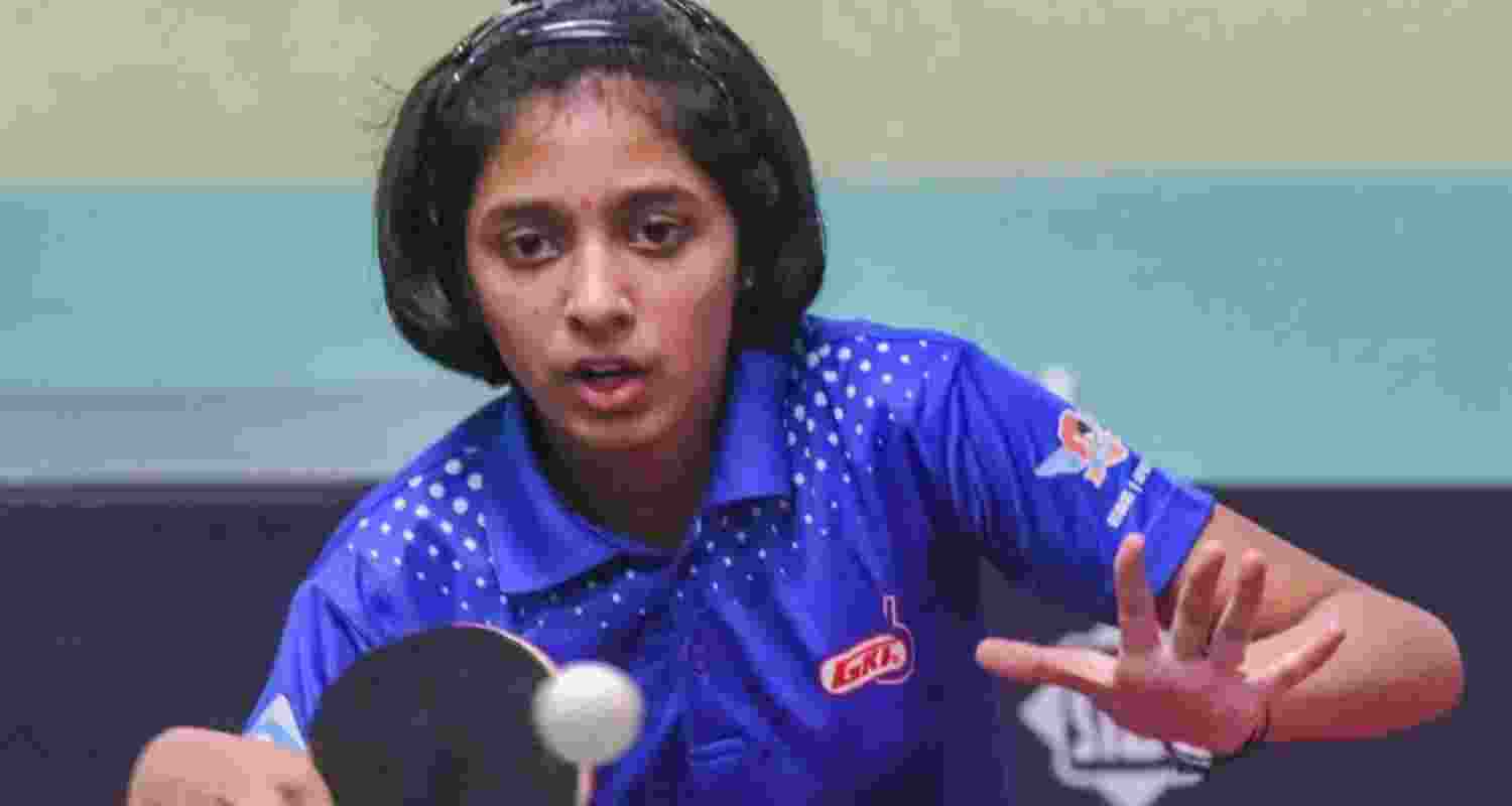 Table tennis player Yashaswani Ghorpade. Image: X