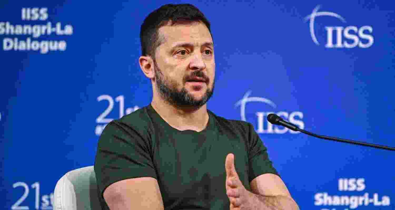 Ukrainian President Volodymyr Zelensky.