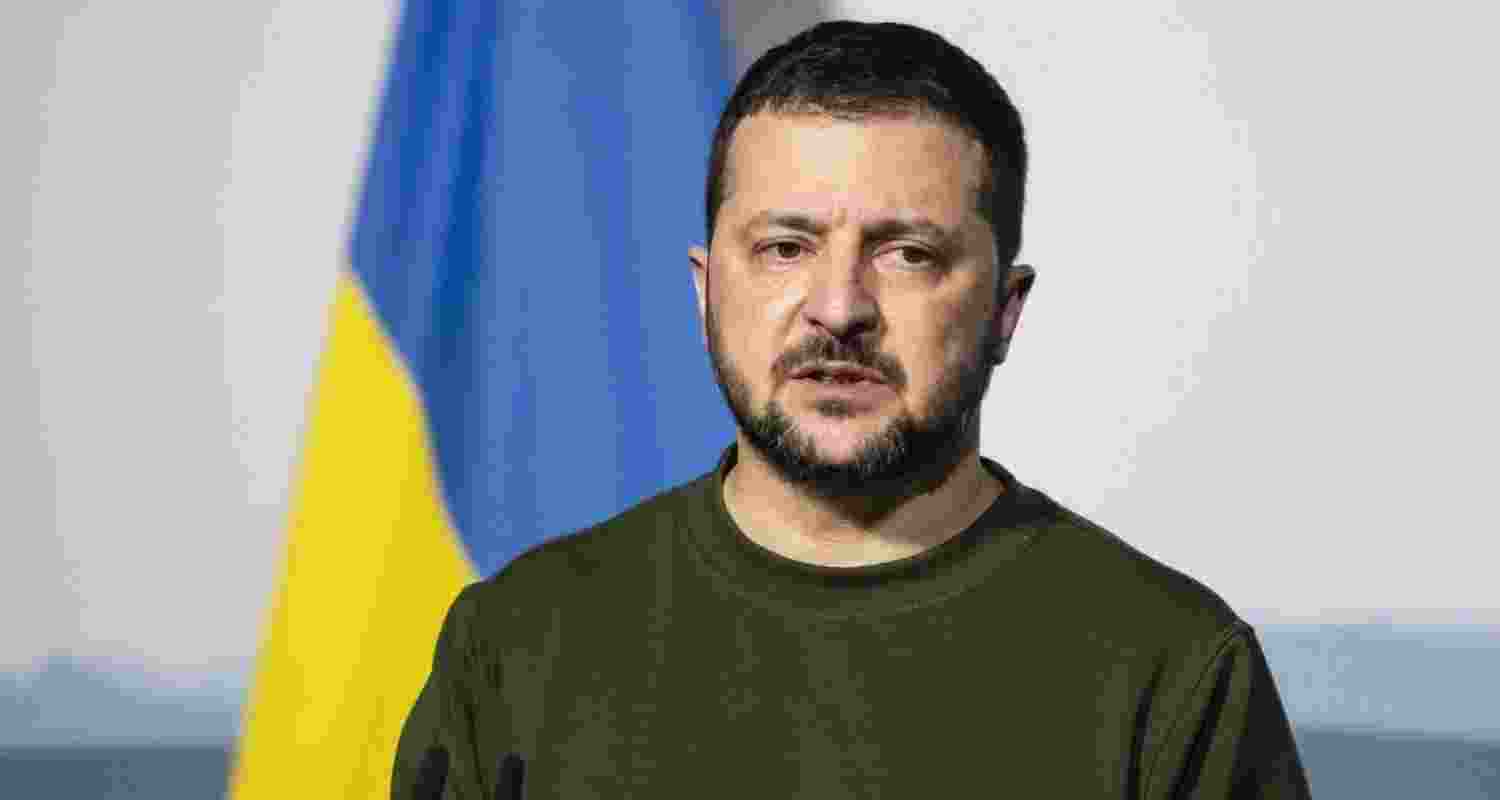 Ukrainian President Volodymyr Zelenskyy. Image via X.