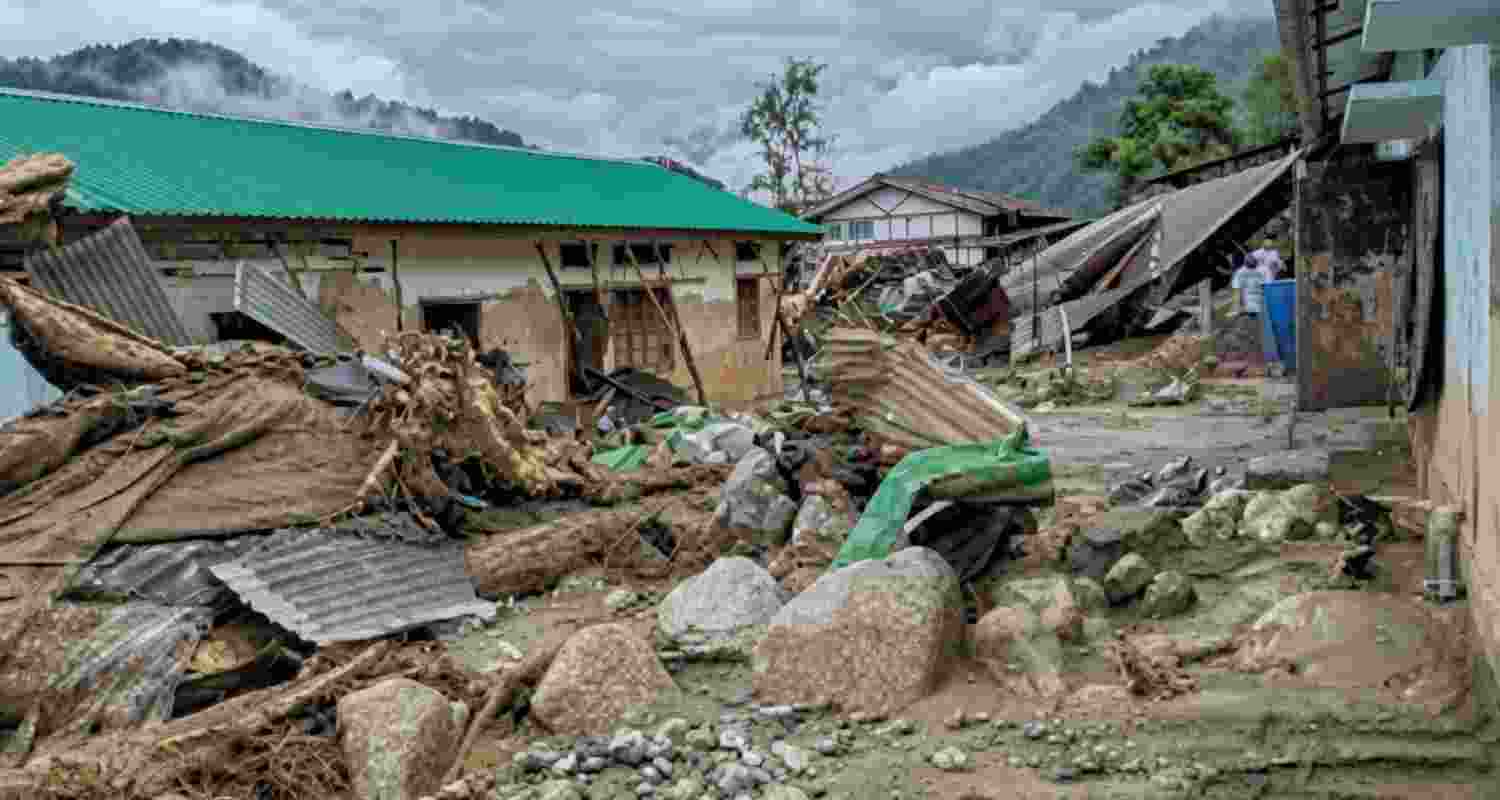 Four people remain missing after a flash flood in Arunachal Pradesh's Keyi Panyor district as NDRF, SDRF and police intensify rescue efforts.