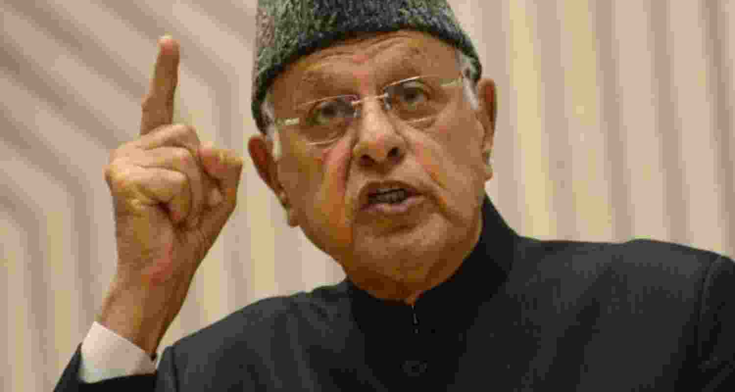 National Conference chief Dr Farooq Abdullah 