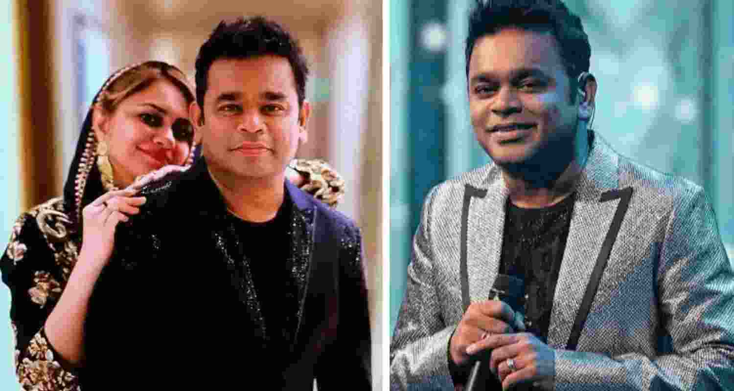 AR Rahman and Saira Banu. Photo credit - X. 