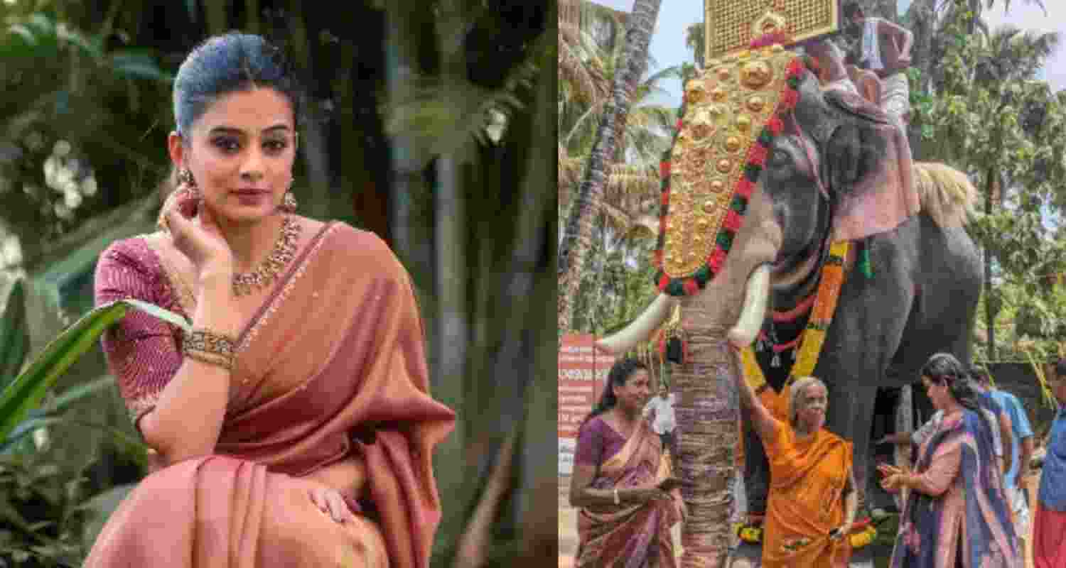 PETA and Actor Priyamani donates life-size mechanical elephant 