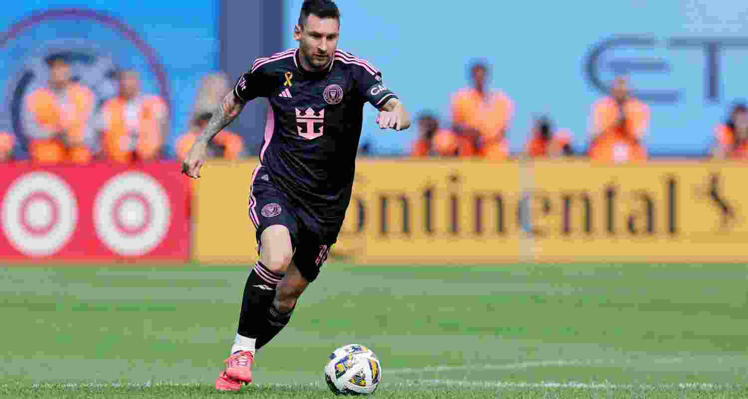 Football superstar Lionel Messi.