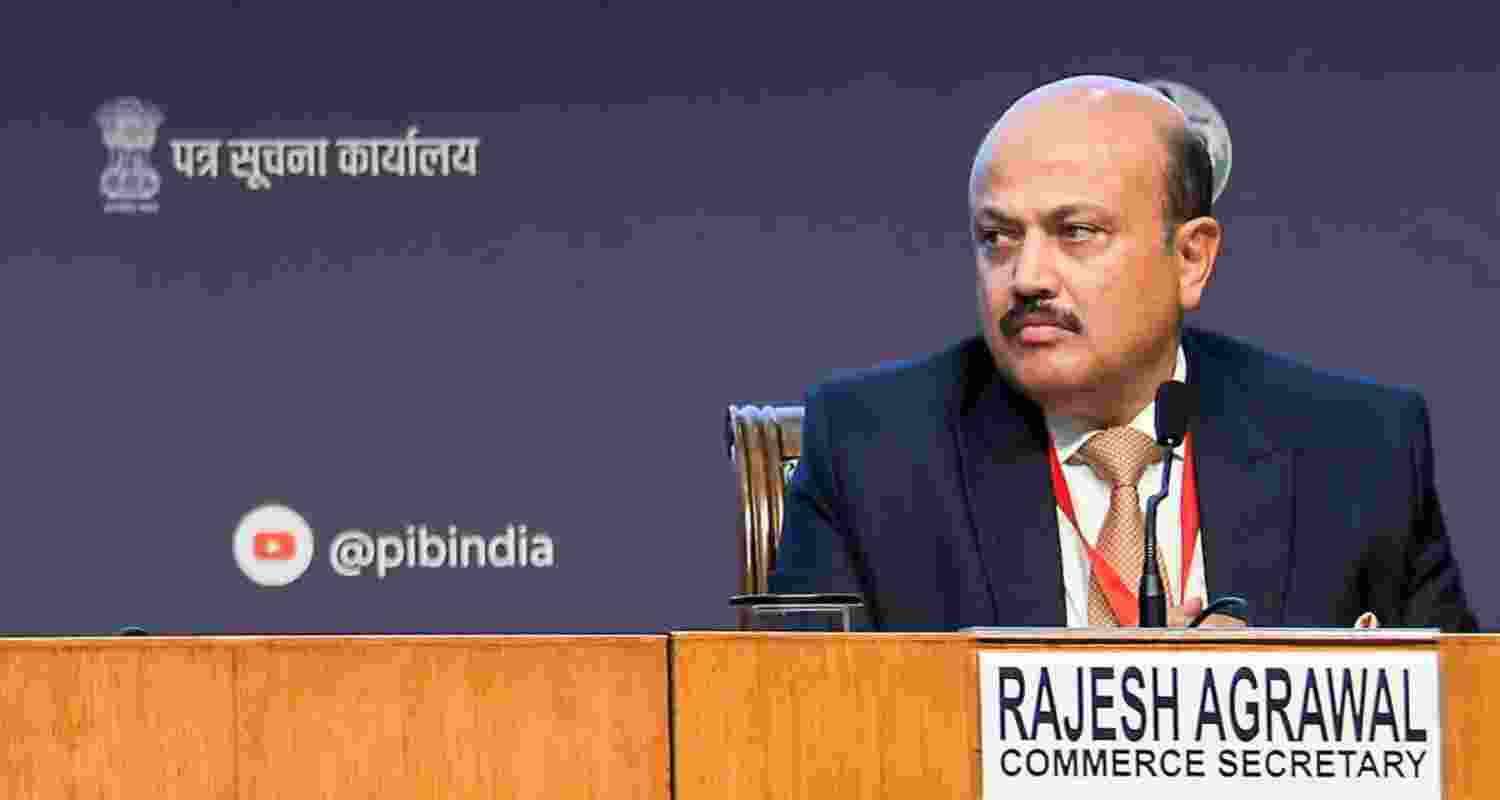  Commerce Secretary Rajesh Agrawal.