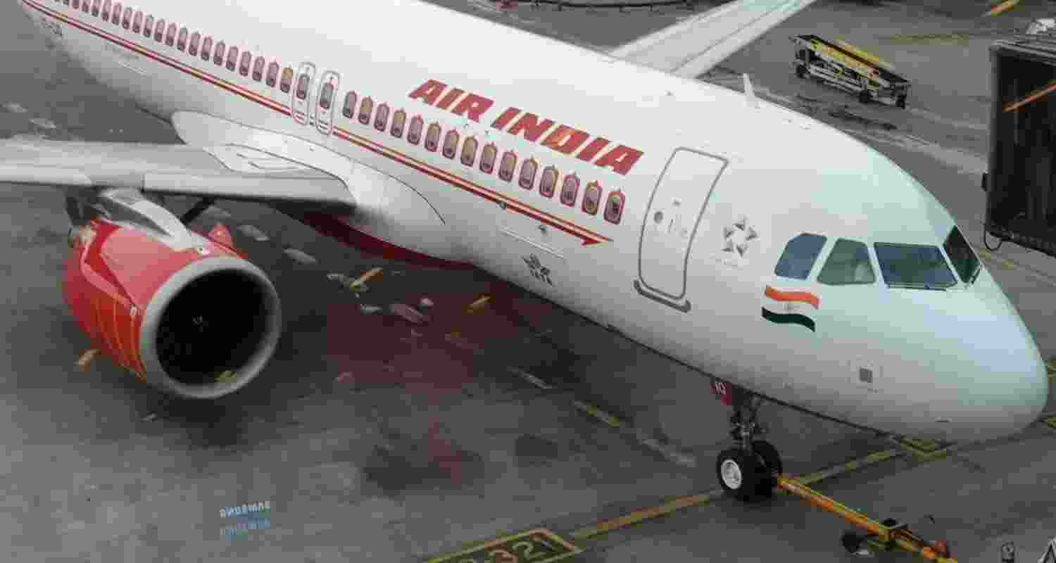 Air India flight cancelled.
