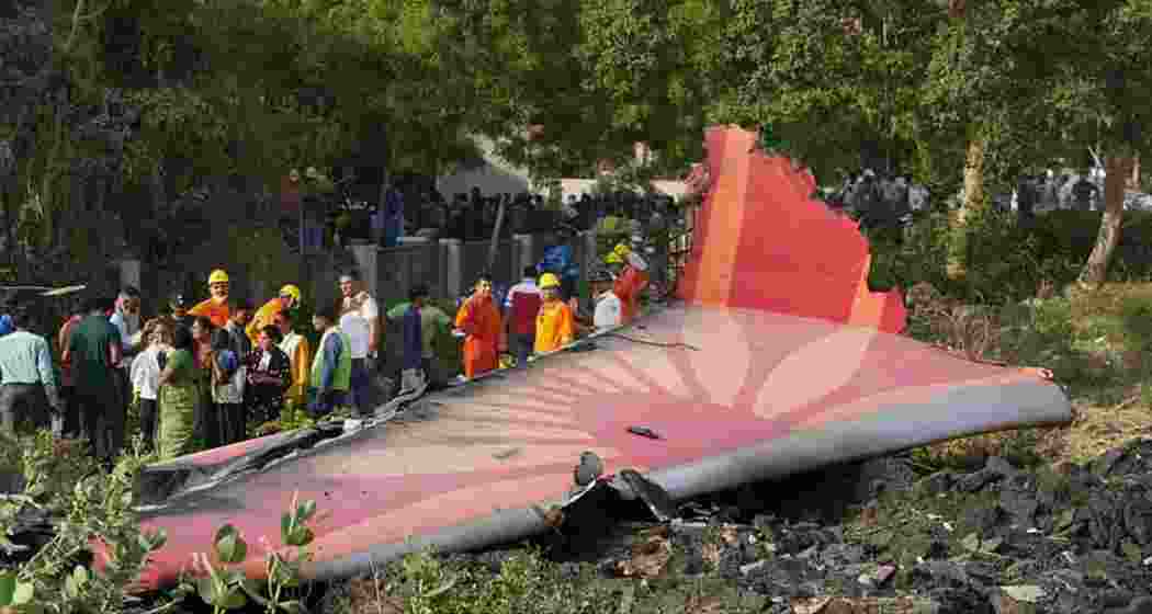Rescue operations underway at the crash site as emergency teams continue search and recovery efforts in Ahmedabad.