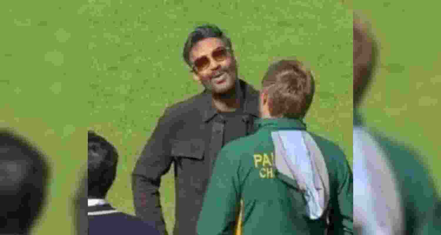 Ajay Devgn's picture with Shahid Afridi went viral on social media.