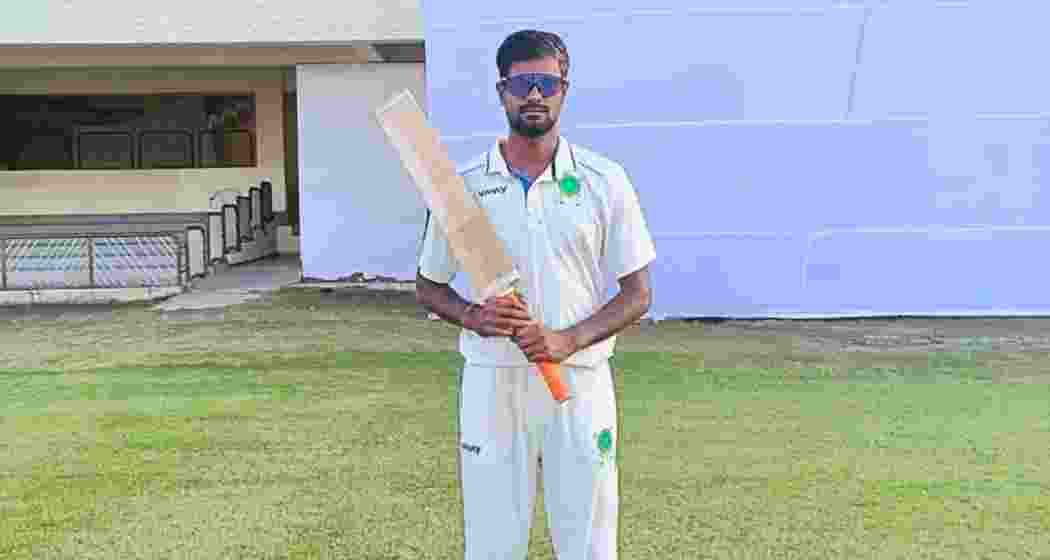 Akash Kumar Choudhary photographed during a practice session.