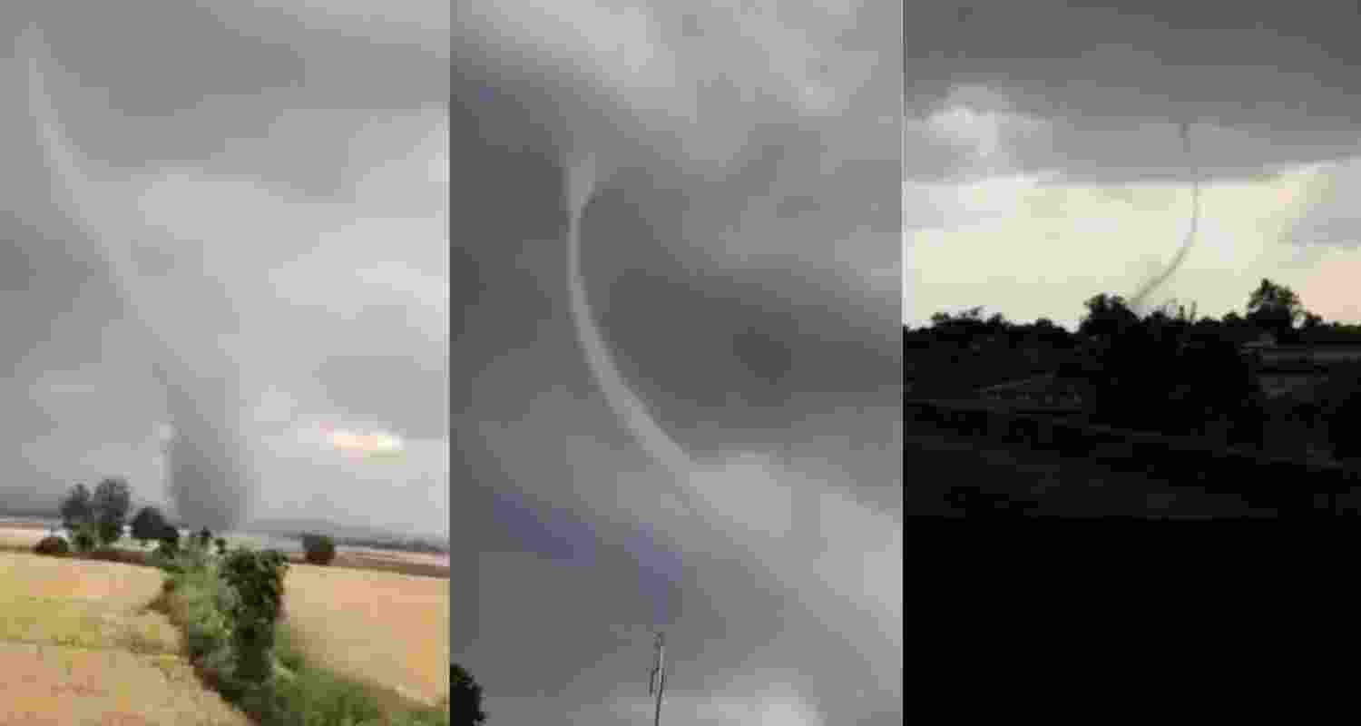 Rare tornado in J&K’s Akhnoor stuns residents; no damage reported as experts link the brief event to thunderstorm activity and shifting weather.
