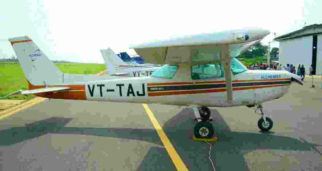 An Alchemist Aviation Cessna 152 VT-TAJ aircraft.
