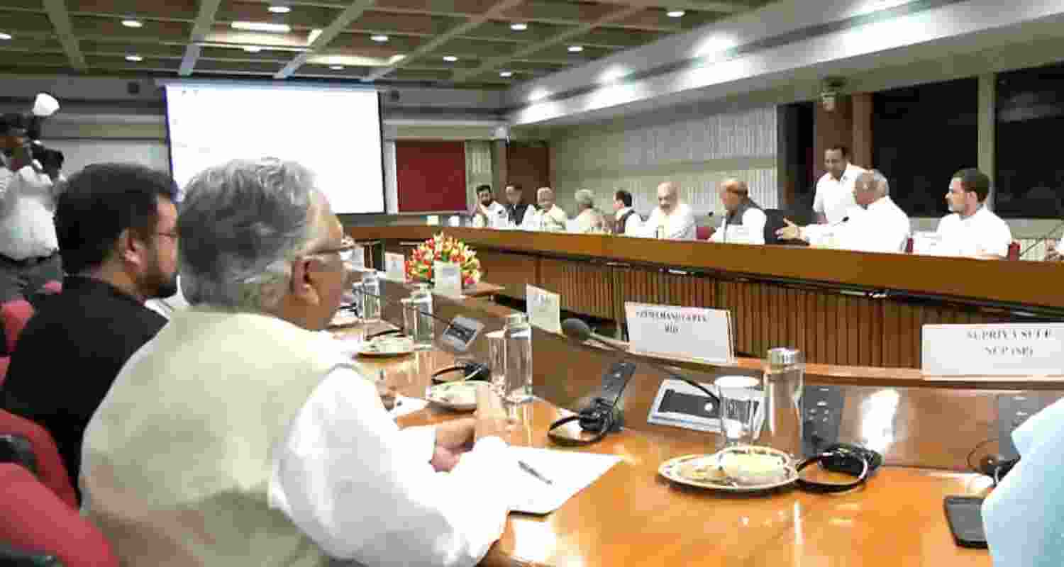 Govt briefs leaders at all-party meeting on Operation Sindoor