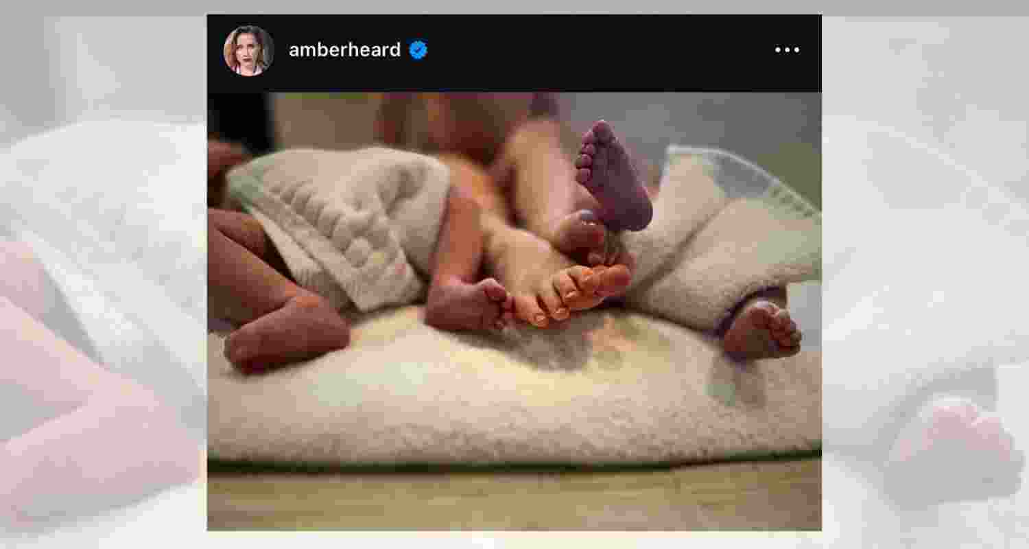 Amber Heard announces birth of twins