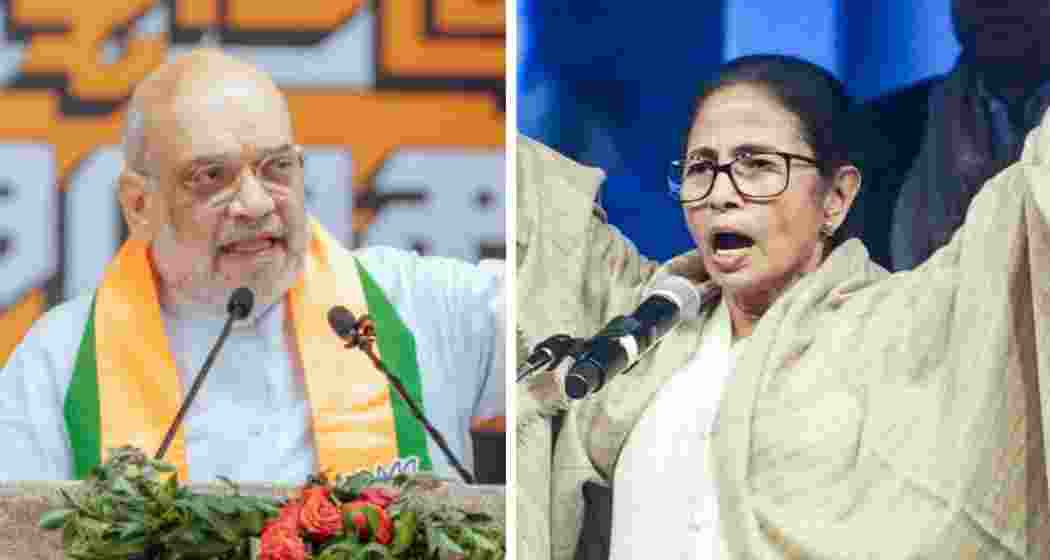 Amit Shah and Mamata Banerjee address parallel rallies in West Bengal. 