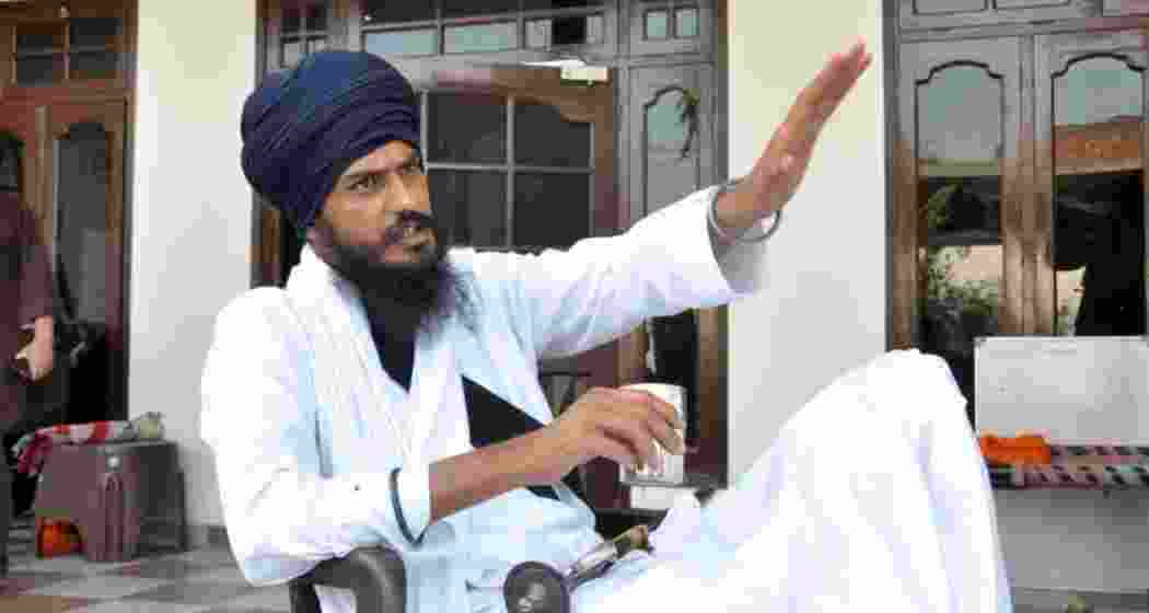 A file photo of Khadoor Sahib MP Amritpal Singh.