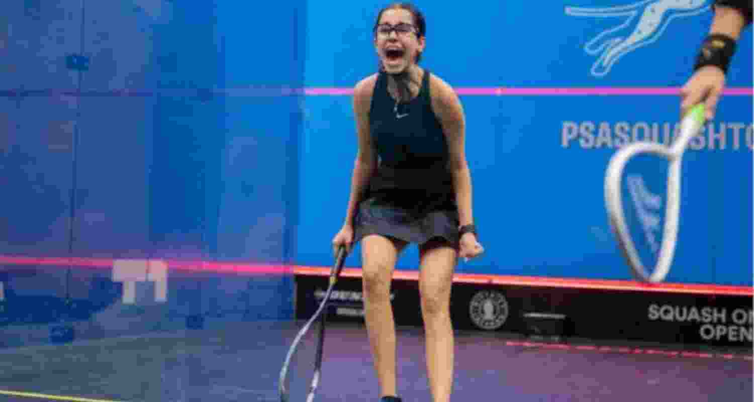 The seventh seed fought her way back into the contest, overturning a 6-5 deficit in both the third and fourth games to edge out the second seed Egyptian 8-11 8-11 11-7 11-8 11-7.