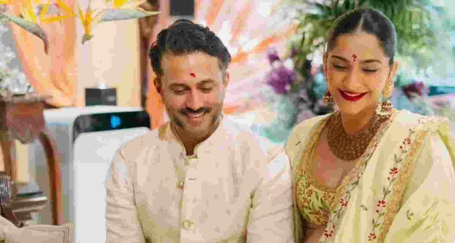 Actress Sonam Kapoor and her husband, Anand Ahuja.