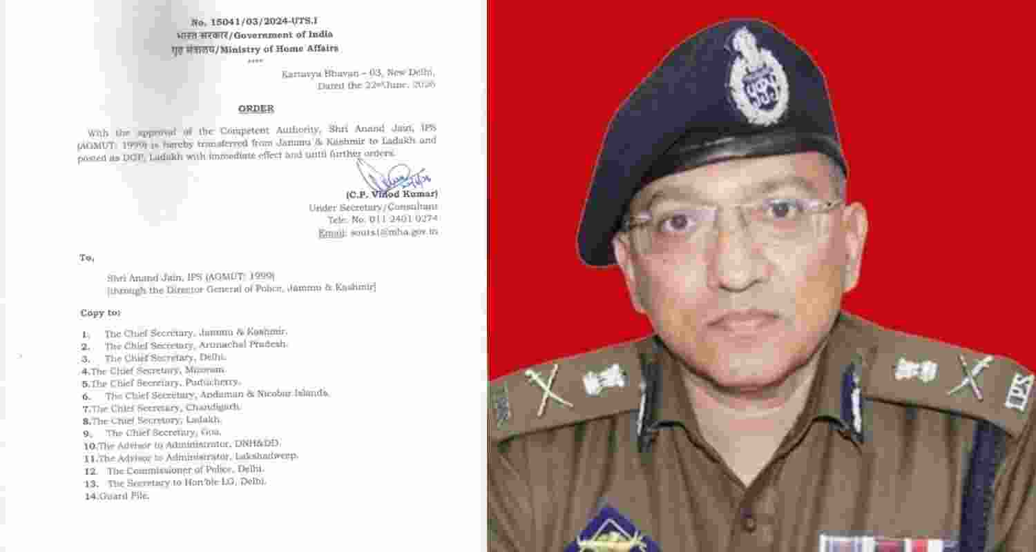 MHA appoints Anand Jain as new DGP of Ladakh UT
