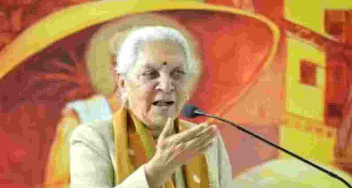 Governor of Uttar Pradesh Anandiben Patel - file image.