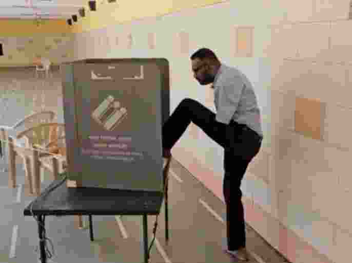 Gujarat's LS polls witness inspirational acts of voting despite physical challenges; NRGs turn up in large numbers