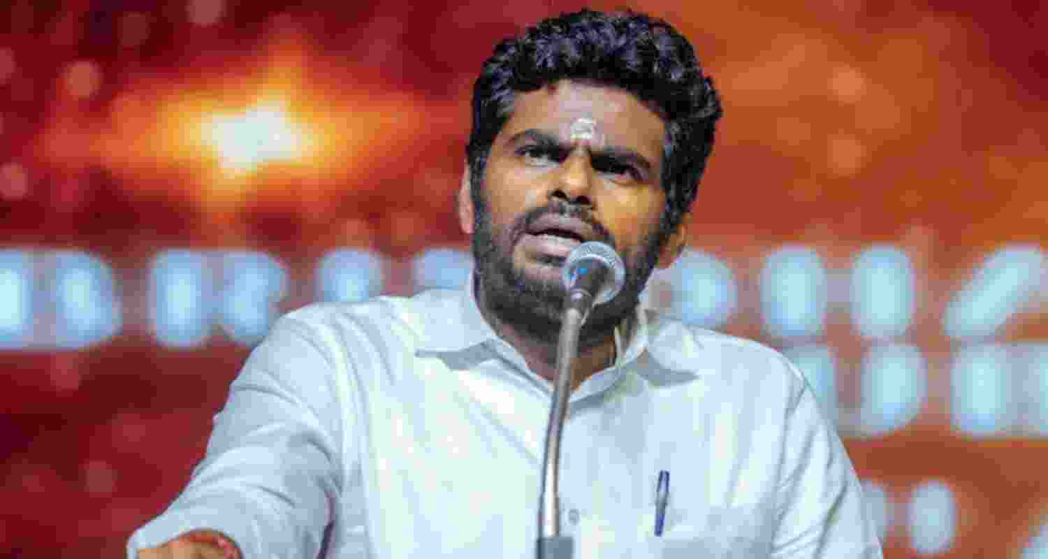 BJP leader K Annamalai - file image.