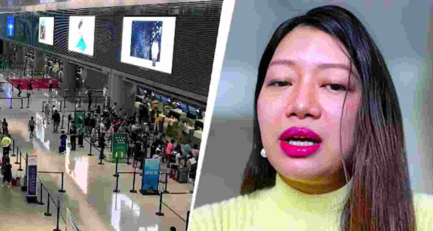 The woman eventually managed to reach the Indian Consulate in Shanghai. The woman eventually managed to reach the Indian Consulate in Shanghai.