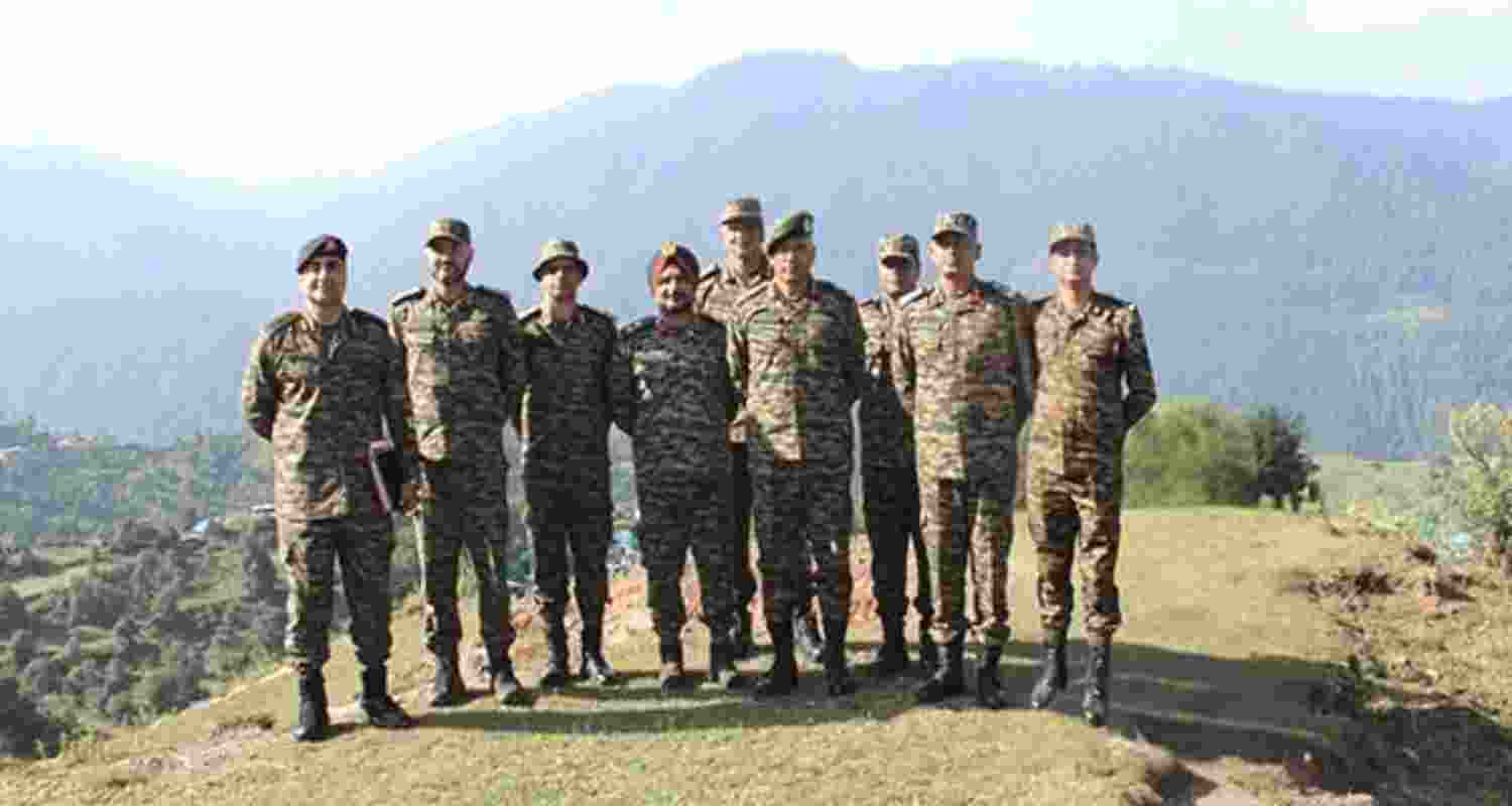 Lt Gen Sharma, in charge of one of the most important northern commands of the Indian Army, toured KG and BG sectors and was accompanied by General Officer Commanding (GOC) White Knight Corps, Lt Gen PK Mishra, and General Officer Commanding Ace of Spades Division, Maj Gen Kaushik Mukherji, while field commanders and commanding officers briefed Lt Gen Pratik Sharma about the present security scenario.