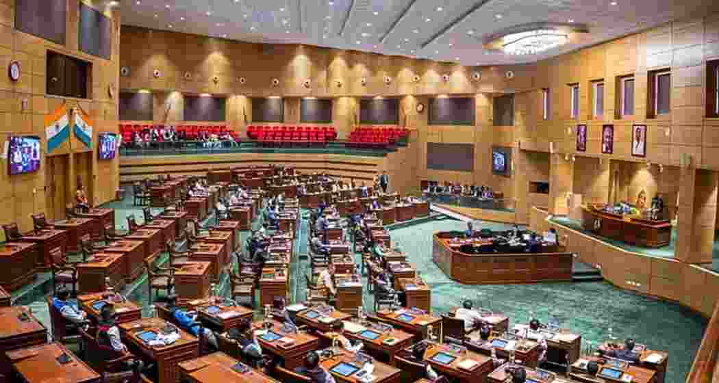 The Arunachal Pradesh Assembly session underway. 