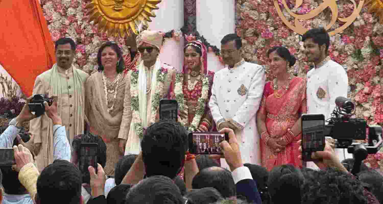 Arvind Kejriwal's daughter marries IIT mate Sambhav Jain