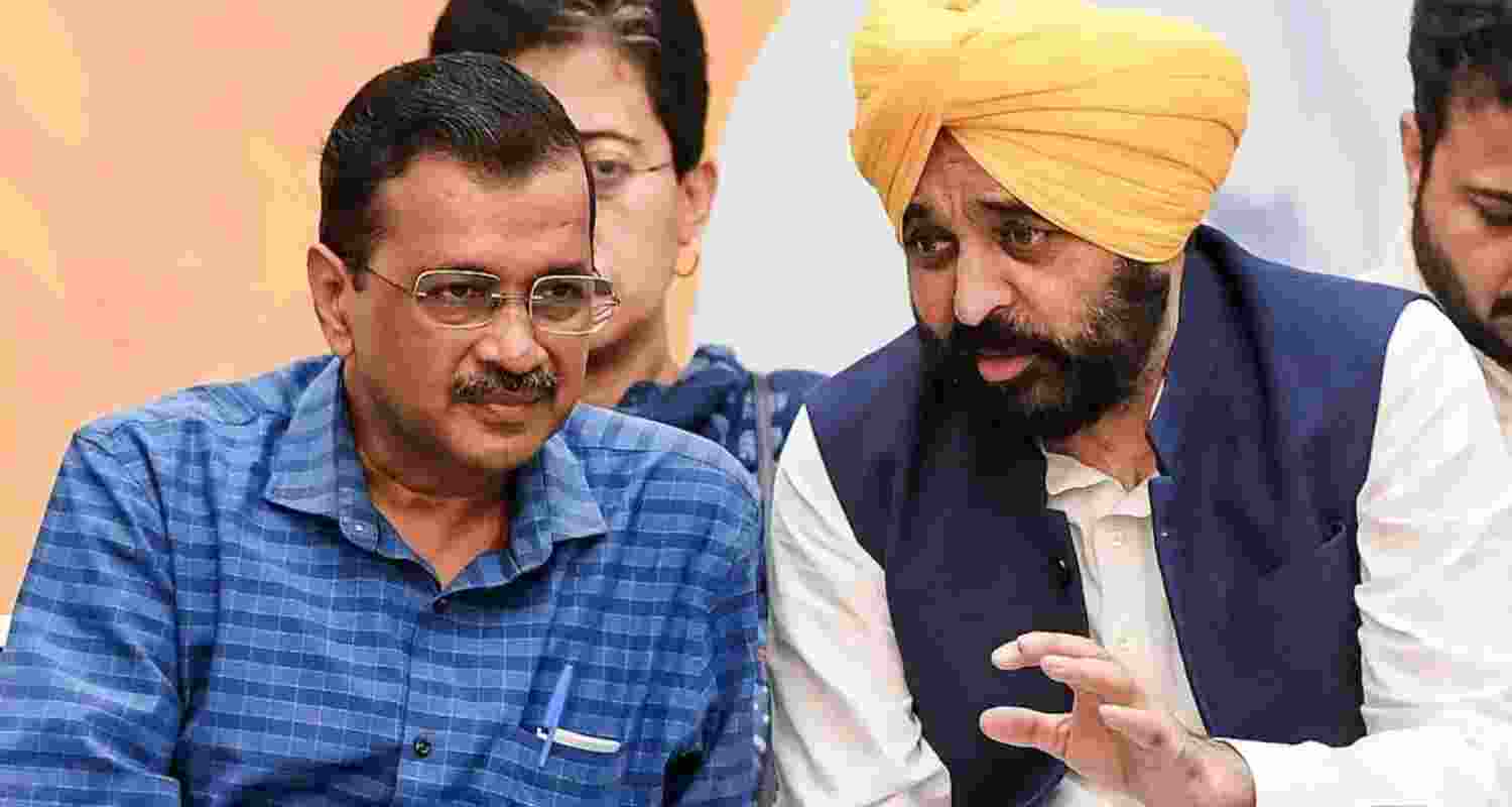 Arvind Kejriwal, Punjab CM Bhagwant Mann
