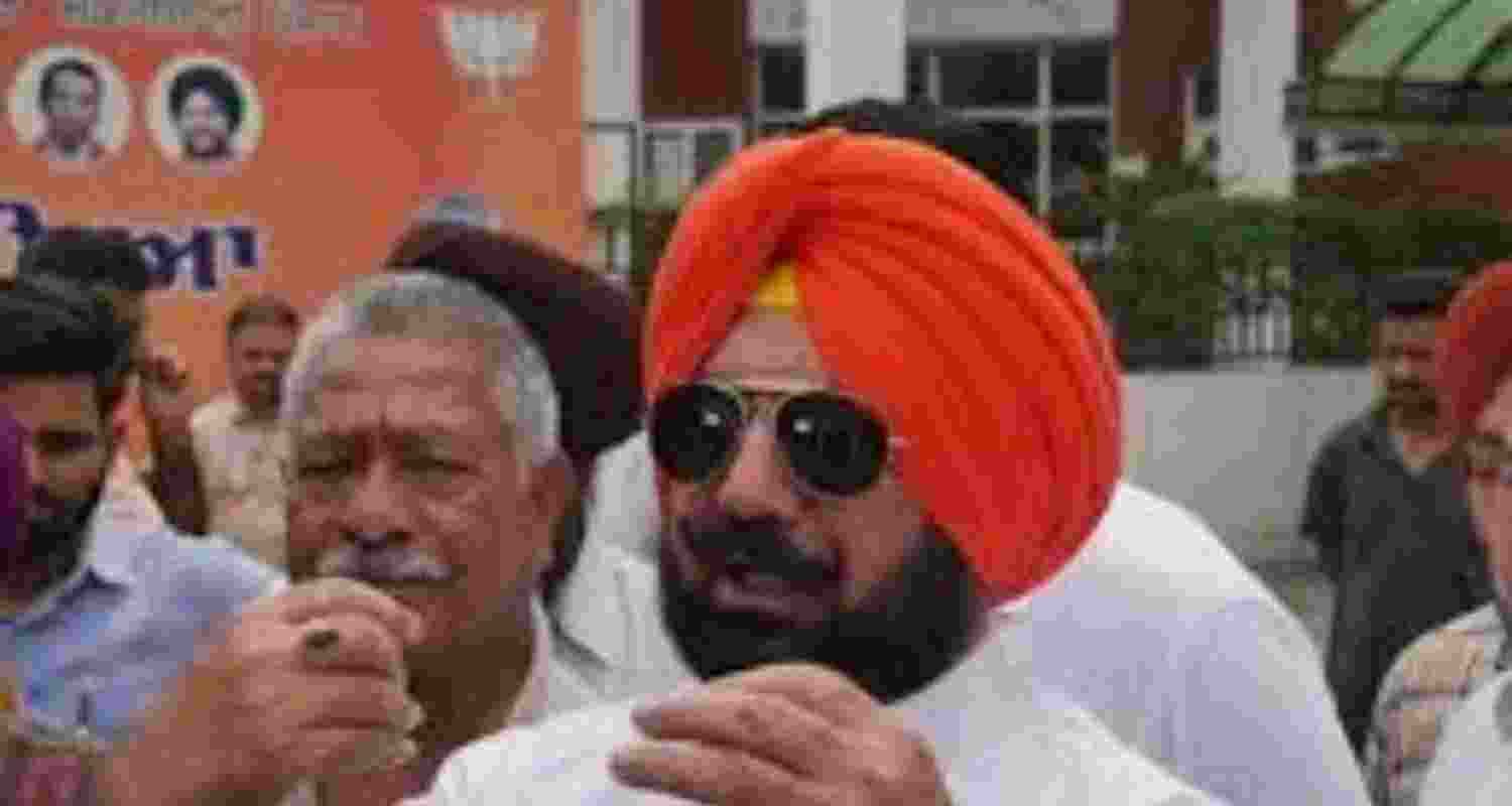 National BJP leader Sukhminderpal Singh Grewal.
