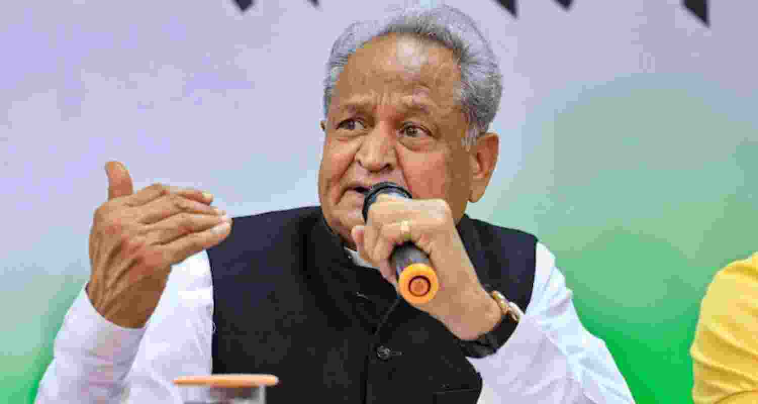 Congress leader Ashok Gehlot - file image.