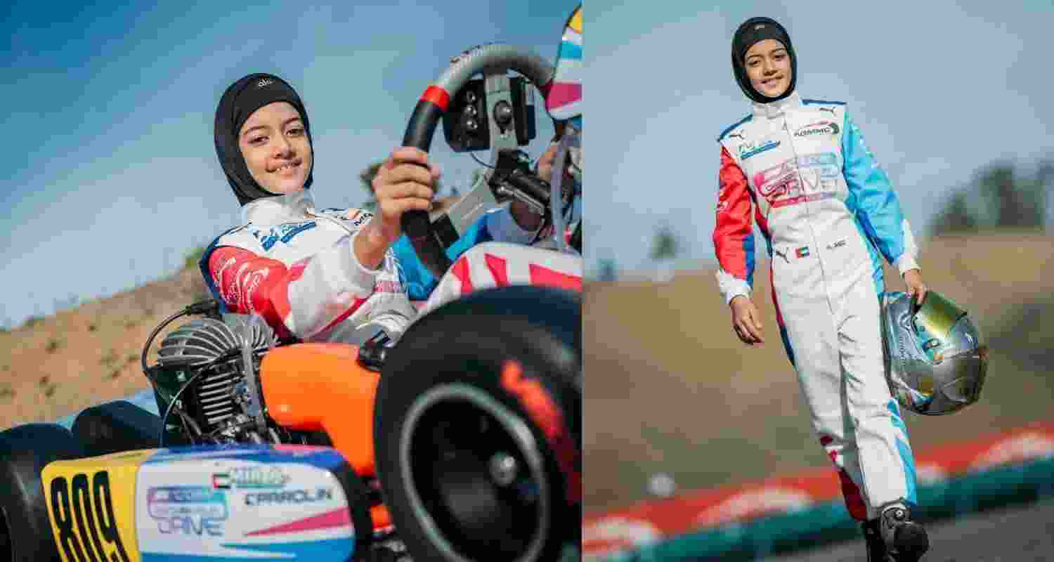 Indian racing prodigy Atiqa Mir.