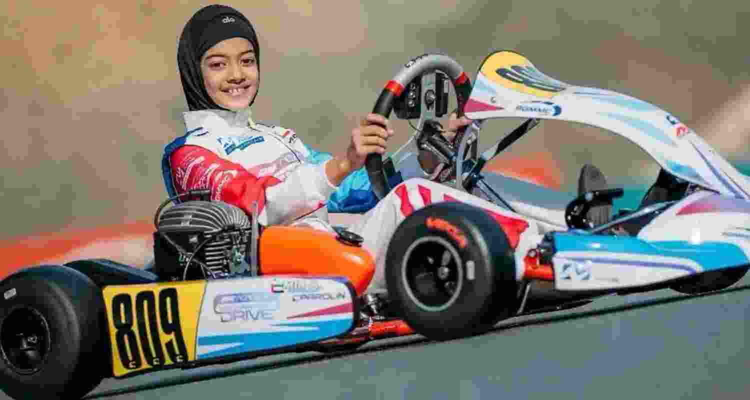 Atiqa's rise through the karting ranks has unfolded on grids where she is often one of the only girls competing against a bunch of "bullying" boys, and she doesn't shy away from bullying them back.