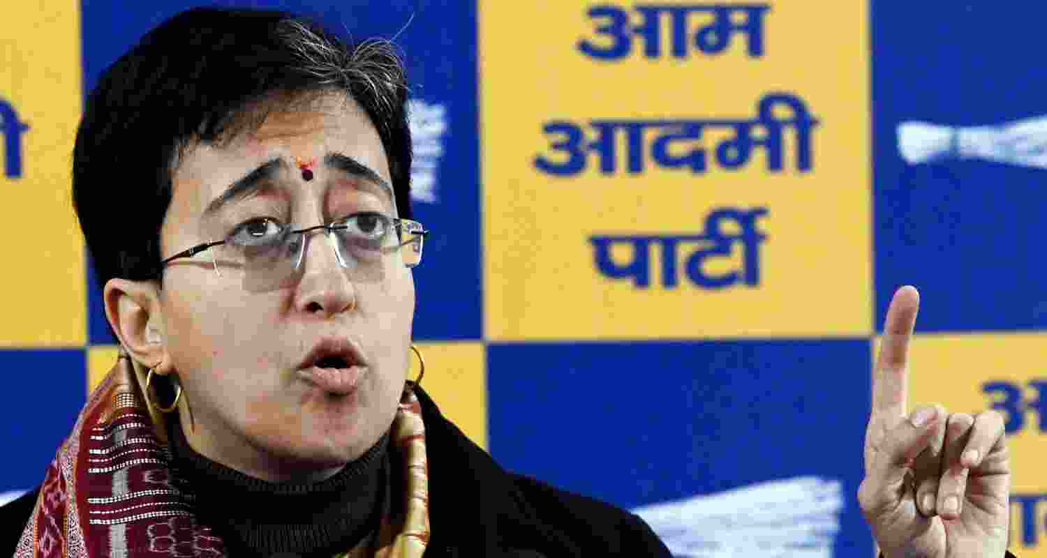 A file photo of Delhi CM Atishi.