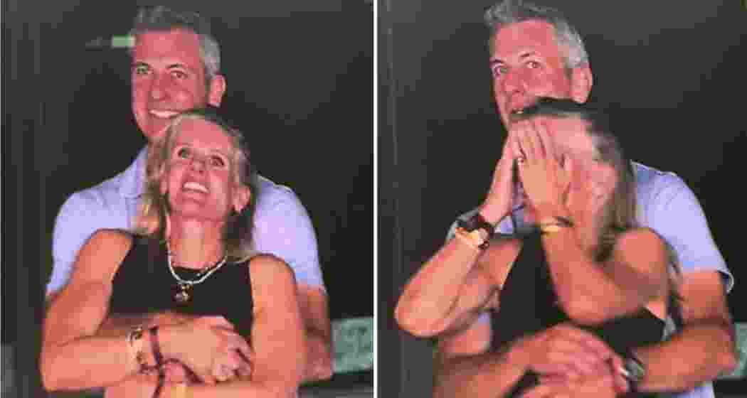 Astronomer CEO Andy Byron and HR chief Kristin Cabot caught on the kiss cam at the Coldplay concert