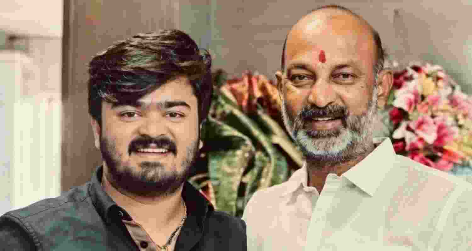 Police take Union Minister Bandi Sanjay Kumar's son Bageerath into custody for questioning in POCSO case over assault allegations.