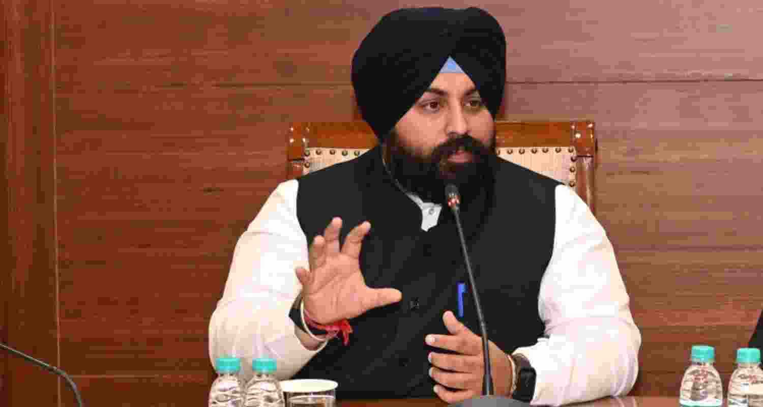  Education Minister of Punjab Harjot Singh. 