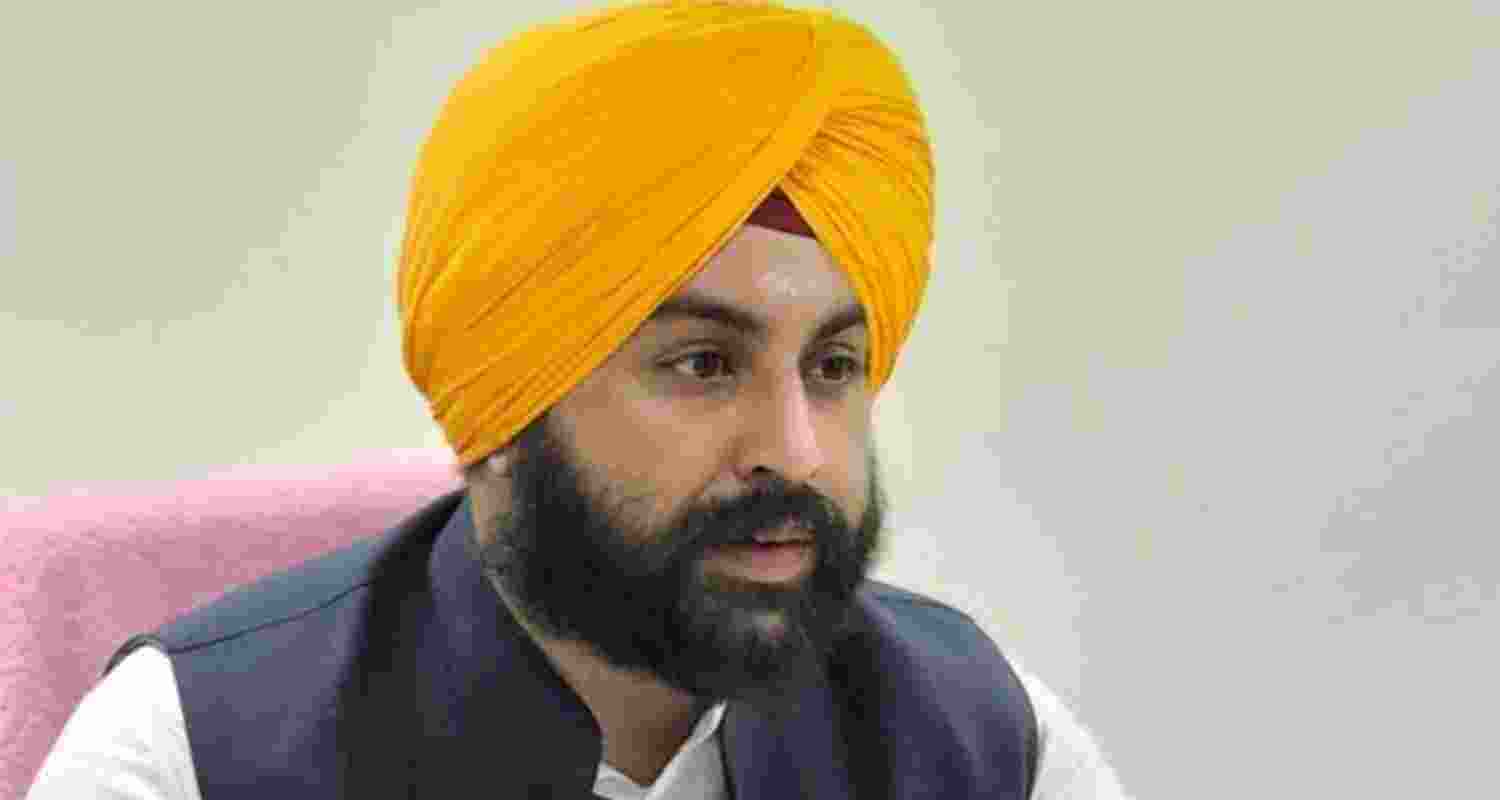 Punjab's Education Minister Harjot Singh Bains. 