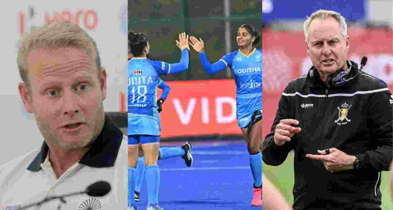 Sjoerd Marijne and (right) Tim White.