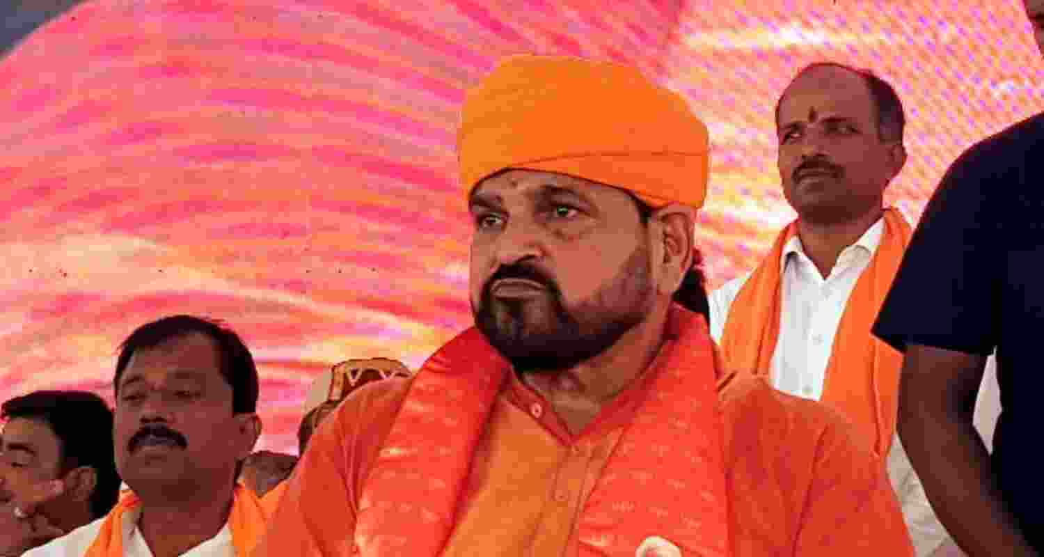 A file photo of ex-WFI chief Brij Bhushan Sharan Singh.