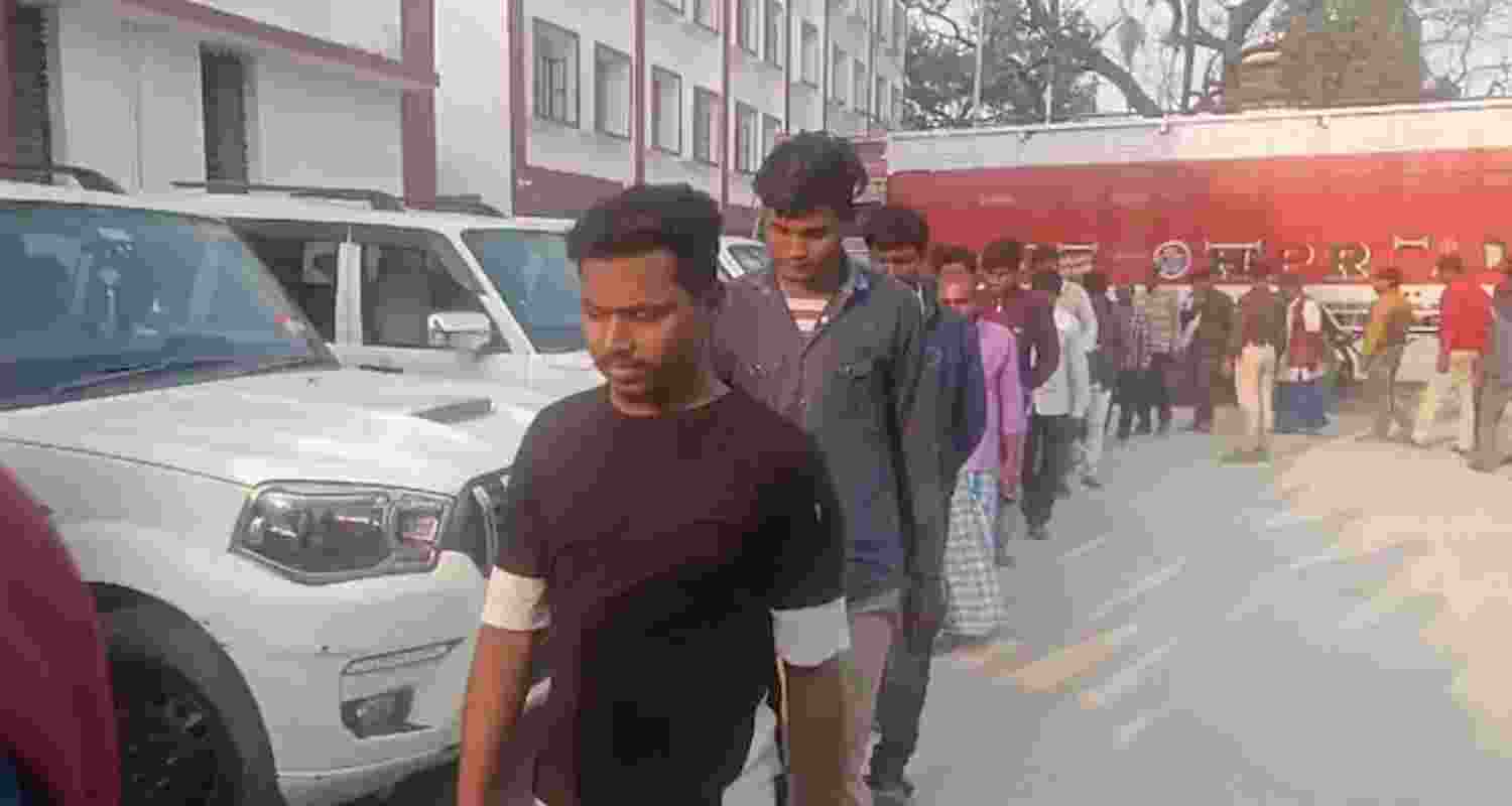 Seven liquor traders - from whom the wedding attendees bought the alcohol - have also been arrested.